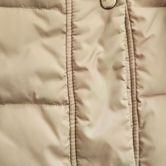 Larry LEVINE DOWN Puffer Trench Coat XS - Picture 12 of 14